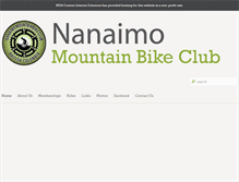 Tablet Screenshot of nanaimomountainbikeclub.com